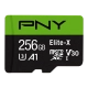 PNY Elite-X 256GB Class 10 U3 V30 microSDXC Memory Card